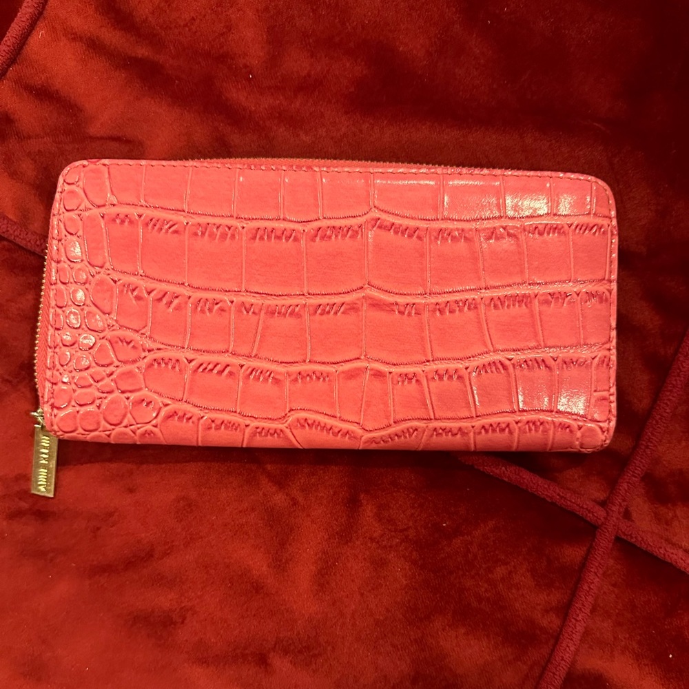 Alligator (pink) Anne Klein wallet